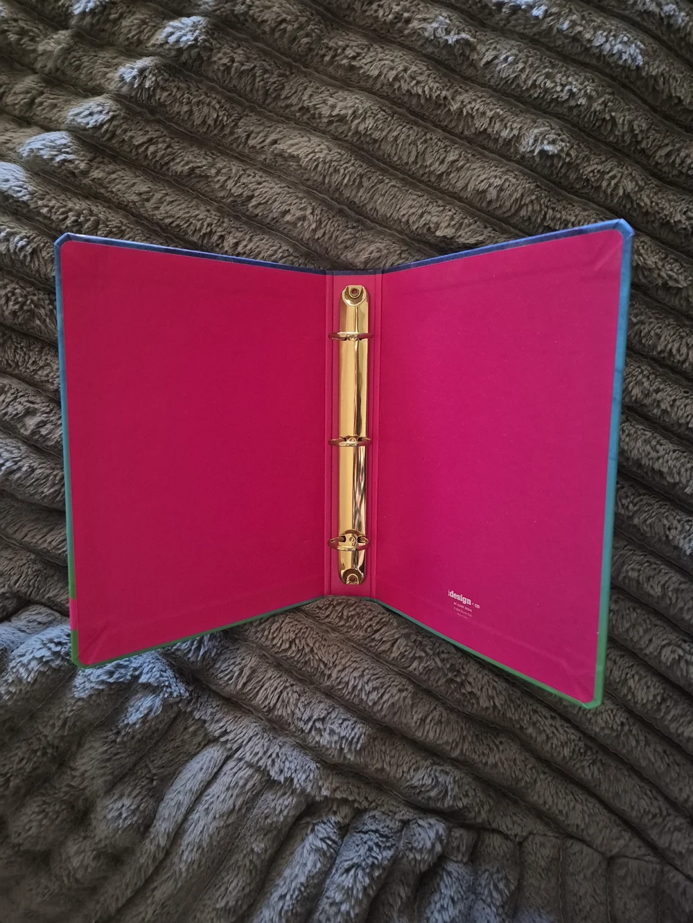 Pink Mermaid Illustration Binder